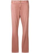 Current/elliott Slim Fit Trousers - Pink & Purple