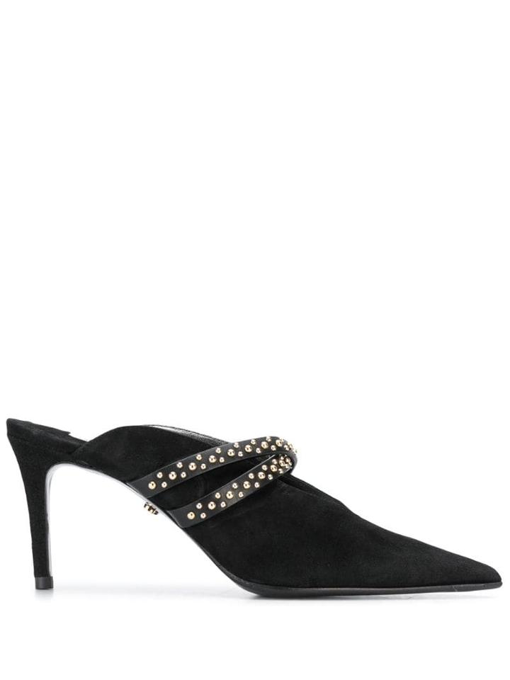 Dorothee Schumacher Studded Strap Mules - Black