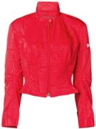 Marine Serre Moire Jacket - Red