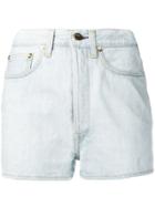 Golden Goose Slim-fit Denim Shorts - Blue