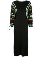Marni Striped Sleeve Dress - Black