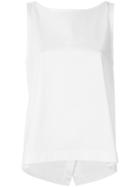 Issey Miyake Plain Tank Top - White