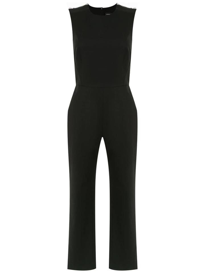 Andrea Marques Zip Detail Jumpsuit - Black