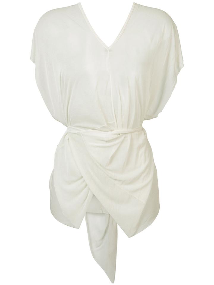 Lost & Found Ria Dunn Draped Top - White