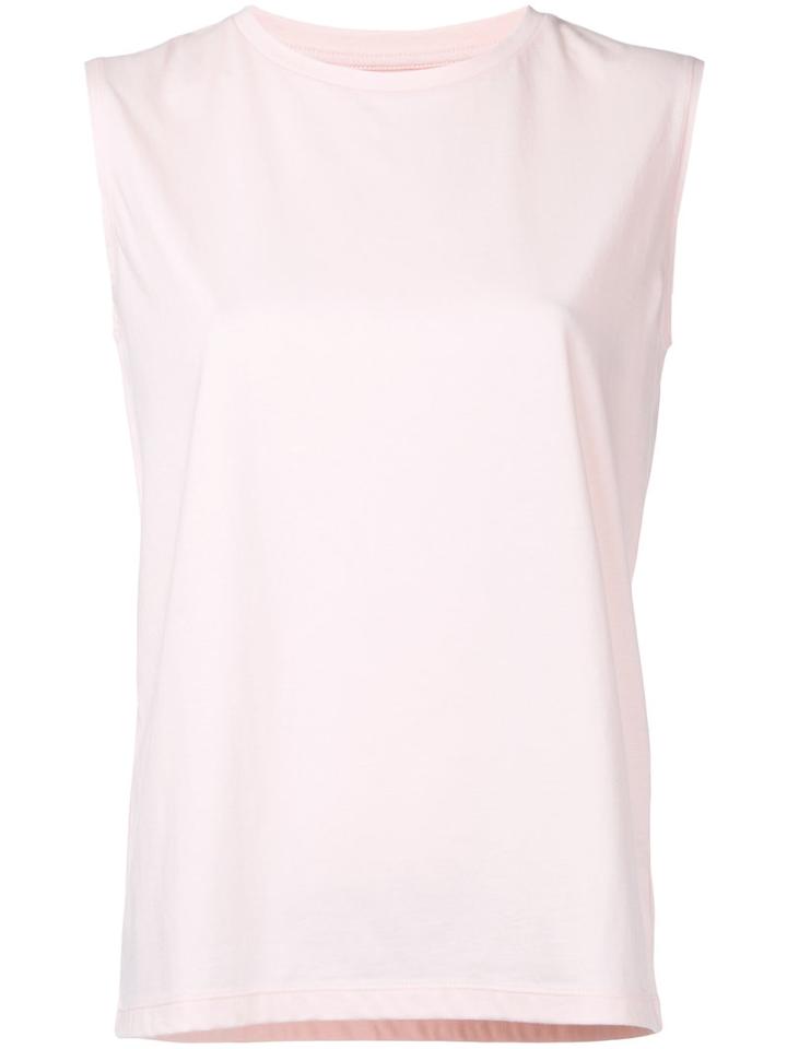 Tank Top - Women - Cotton - 38, Pink/purple, Cotton, Estnation