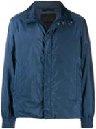 Prada High Collar Boxy Windbreaker - Black