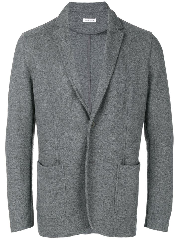 Tomas Maier Blazer Cut Cardigan - Grey