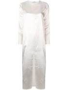 Roseanna Front Slit Dress - White