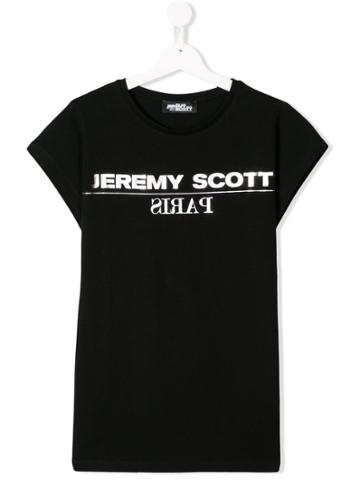 Jeremy Scott Junior Logo T-shirt - Black