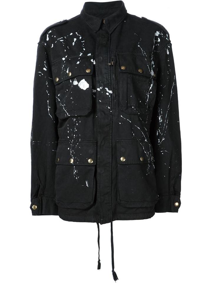 Faith Connexion Faith Connexion Limited Edition Artist Jacket, Women's, Size: Small, Black, Cotton