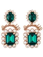 Mawi Emerald Word Crystal Earrings