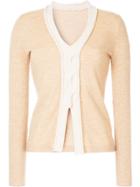 Onefifteen Twist Front Knitted Top - Brown