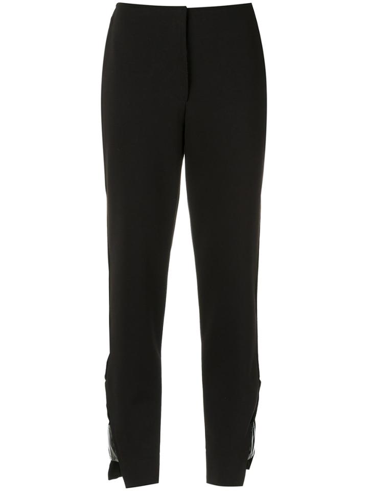 Mara Mac Side Slits Trousers - Black
