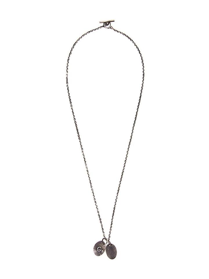 Henson Pendant Necklace, Adult Unisex, Metallic