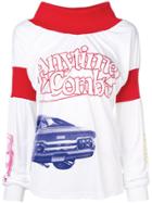 Calvin Klein Jeans Est. 1978 Stand-up Collar Jumper - White
