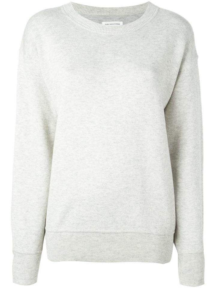 Isabel Marant Étoile 'benton' Jumper, Women's, Size: 40, Grey, Cotton/wool/polyimide/spandex/elastane