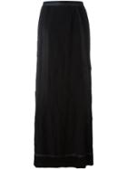 Jean Paul Gaultier Vintage Textured Maxi Skirt - Black