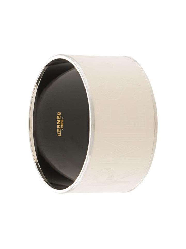 Hermès Pre-owned Enamel Cloisonne Ware Bangle - Silver