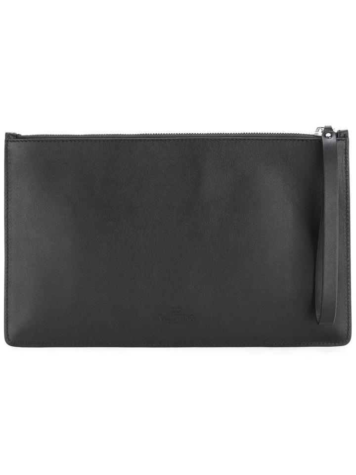 Valentino Valentino Garavani Rockstud Clutch, Men's, Black, Leather