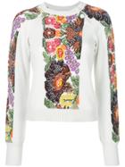 Barrie Embroidered Garden Jumper - White