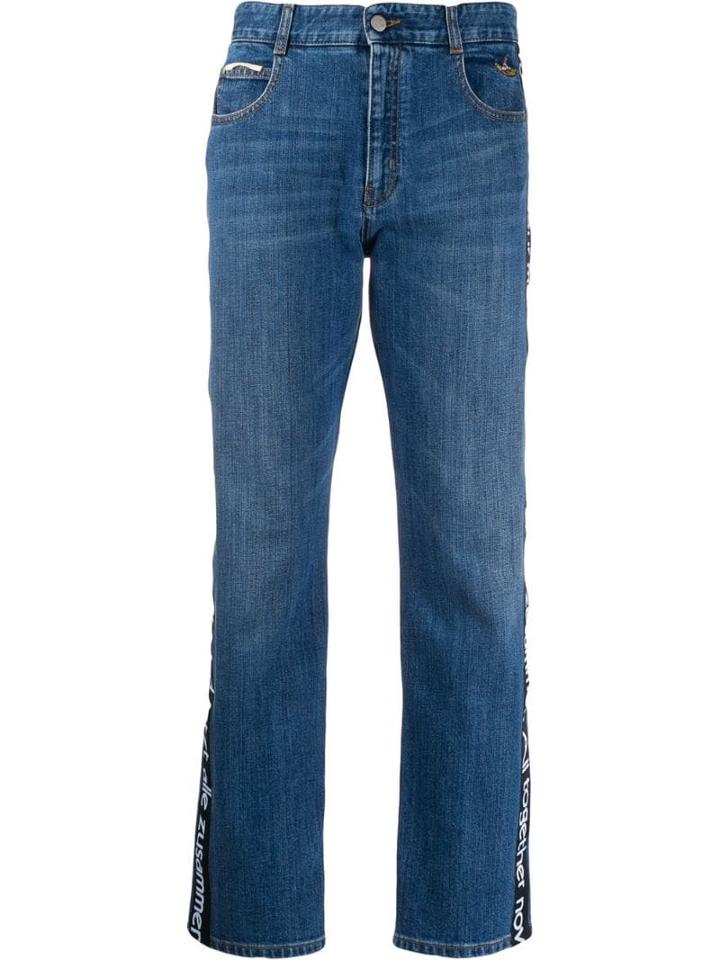 Stella Mccartney Side Panelled Jeans - Blue