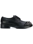 Tosca Blu Embellished Loafers - Black