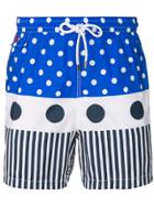 Kiton West Swim Shorts - Blue