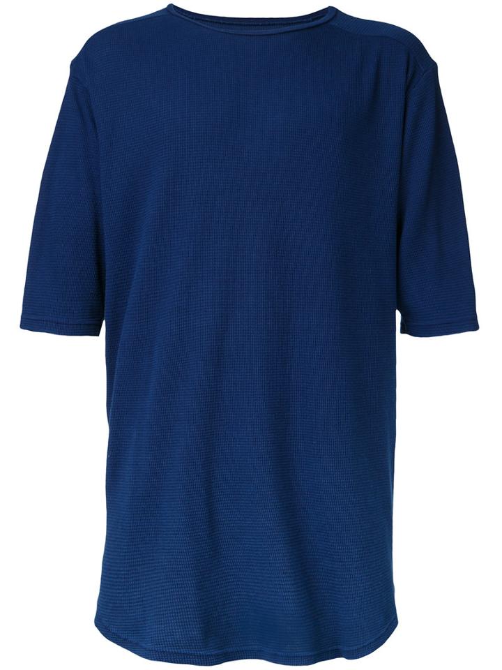Marka Half Sleeve T-shirt, Men's, Size: 2, Blue, Cotton
