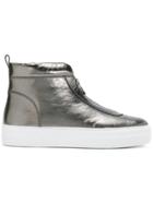 Moncler Pauline Hi-top Sneakers - Grey