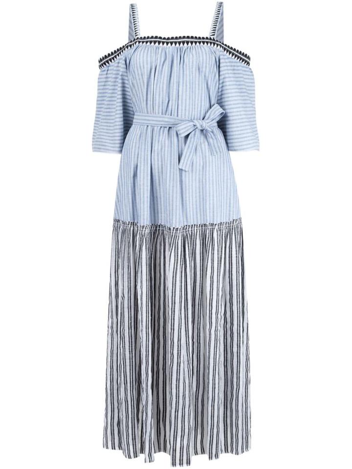 Lemlem 'mara' Maxi Dress, Women's, Size: Medium, Blue, Cotton/kapok