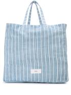 Closed Striped Tote Bag - Blue