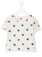 American Outfitters Kids Star Print T-shirt, Girl's, Size: 6 Yrs, White