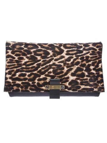 Lanvin 'swag' Leopard Print Clutch