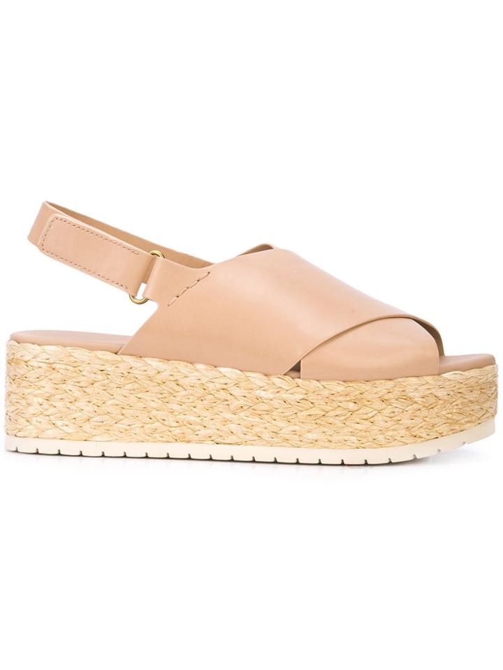 Vince Jesson Platform Sandals - Neutrals