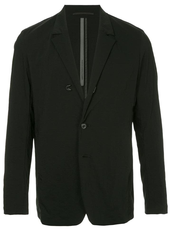 Kazuyuki Kumagai Lightweight Crushed Blazer - Black