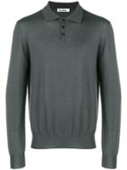 Jil Sander Long Sleeved Fitted Sweater - Grey