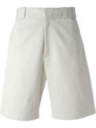 Palm Angels Contrast Trim Shorts, Men's, Size: 50, Nude/neutrals, Cotton
