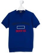 Dsquared2 Kids - Teen Short Sleeve Sweatshirt - Kids - Cotton - 16 Yrs, Boy's, Blue