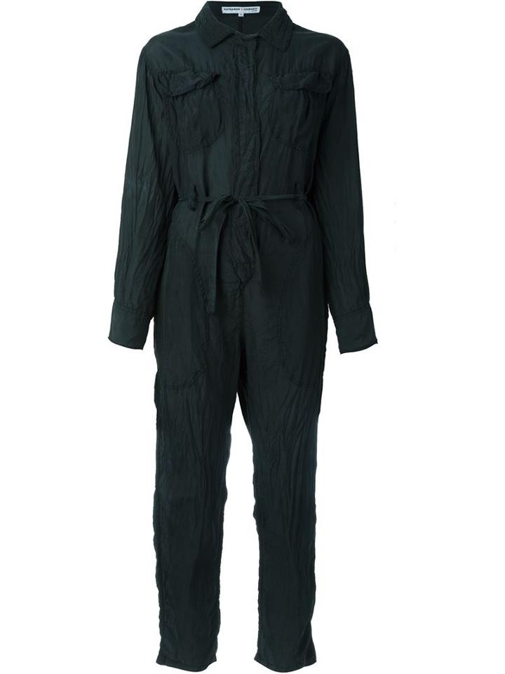 Ymc Katharine E Hamnett At Ymc Jumpsuit, Women's, Size: L, Black, Silk