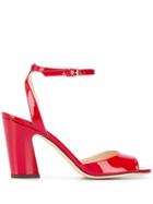 Jimmy Choo Miranda 85mm Sandals - Red