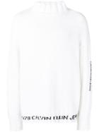 Calvin Klein Jeans Est. 1978 Logo Print Jumper - White