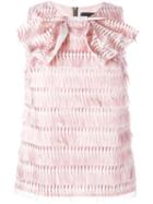 Marco Bologna Feathered Top, Women's, Size: 40, Pink/purple, Acetate/polyester/cotton