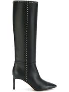 Valentino Studded Boots - Black