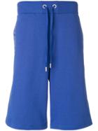 Versace Jeans Logo Print Track Shorts - Blue