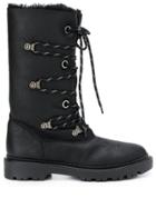 Casadei Lace Up Boots - Black
