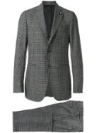 Lardini Classic Two-piece Suit - Black