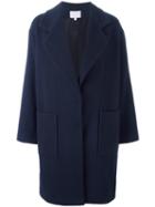 Lala Berlin 'joon' Coat, Women's, Size: Small, Blue, Wool/polyamide/viscose