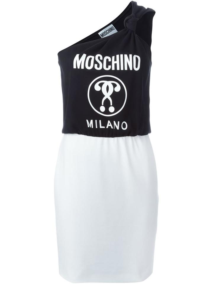 Moschino One Shoulder Cropped Top