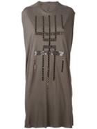 Rick Owens Lilies Sequin Pattern Sleeveless Dress - Grey