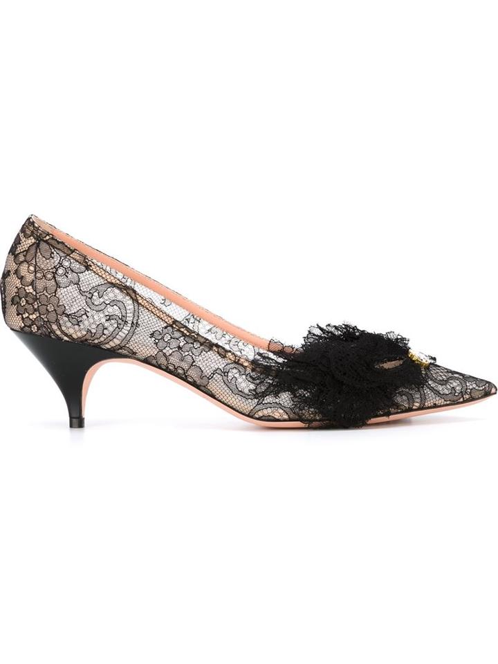 Rochas Lace Pumps